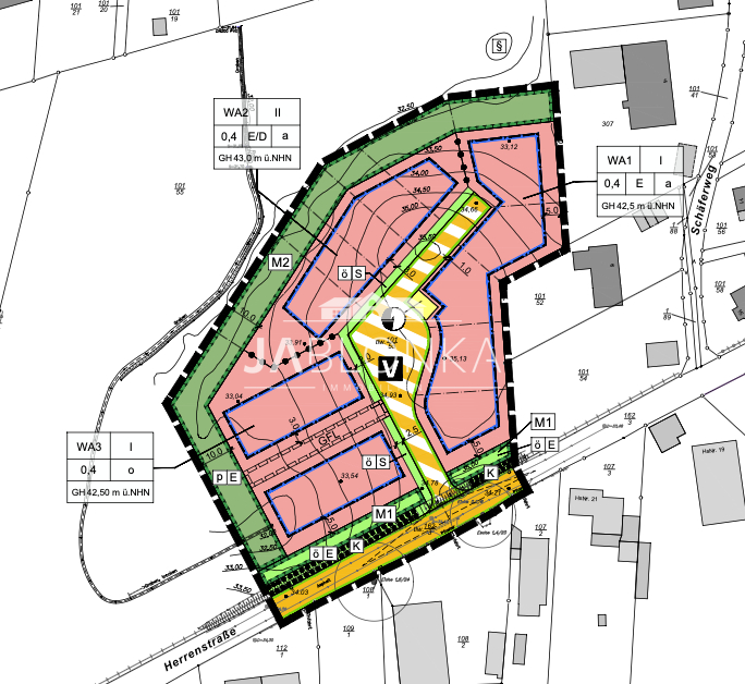 Auszug B-Plan Wohngrundst�ck Lehmrade