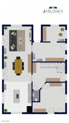 Grundriss Erdgeschoss Weitblick und Platz zur Entfaltung - Courtagefrei f�r K�ufer