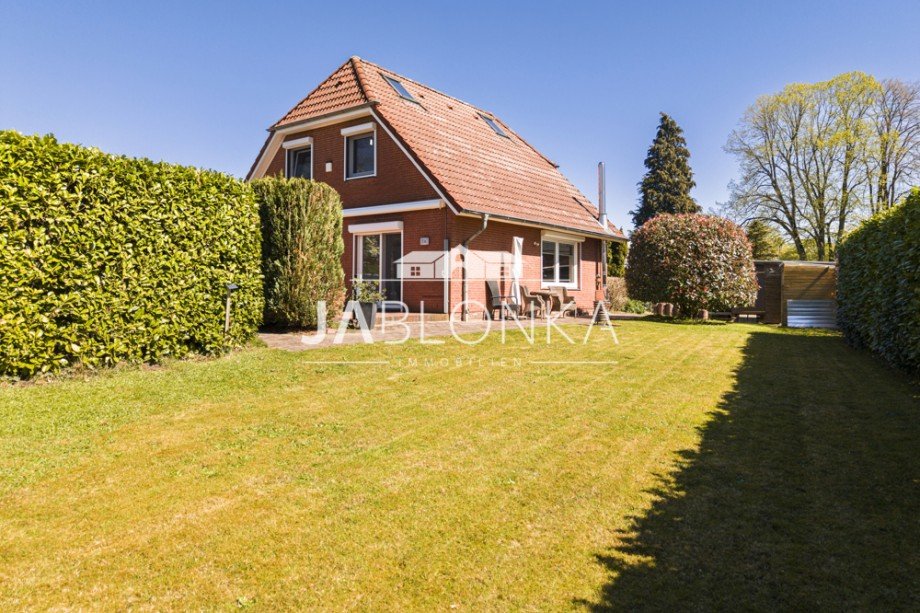 Ansicht aus dem Garten Einfamilienhaus Hohenhorn