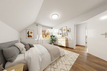 Schlafzimmer im OG (digital renoviert) +RESERVIERT+ Wohnen am Waldrand - Ruhiges Domizil am Hahnheider Naturschutzgebiet