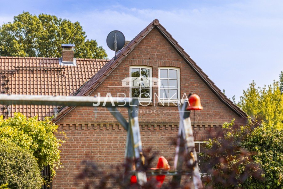 Ansicht aus dem Garten Einfamilienhaus Uelitz