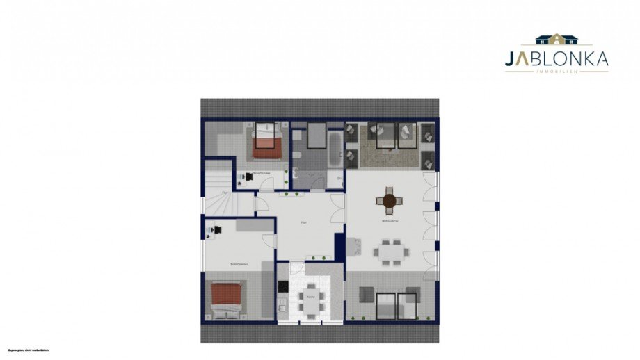 Grundriss OG Einfamilienhaus Neversdorf