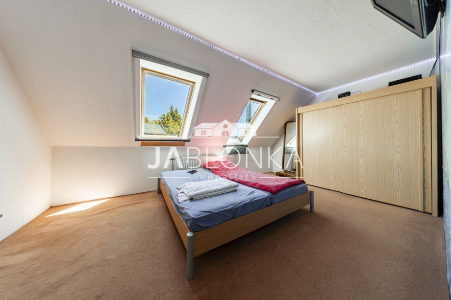 Schlafzimmer Doppelhaush�lfte Brunsmark