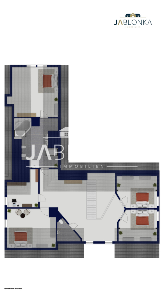 Grundriss Obergeschoss Einfamilienhaus Uelitz