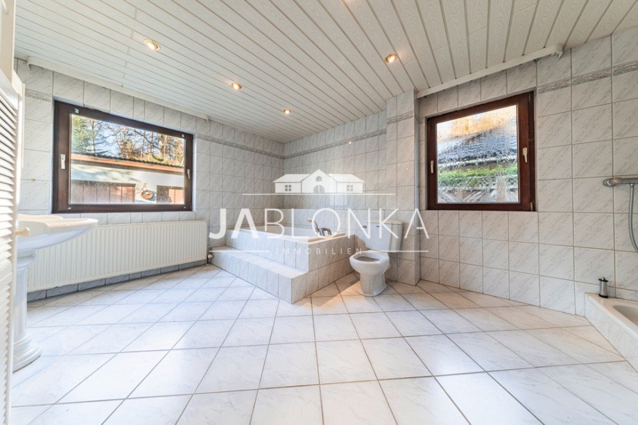 Badezimmer im EG Einfamilienhaus Hamfelde