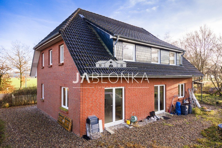 R�ckansicht Einfamilienhaus Nostorf