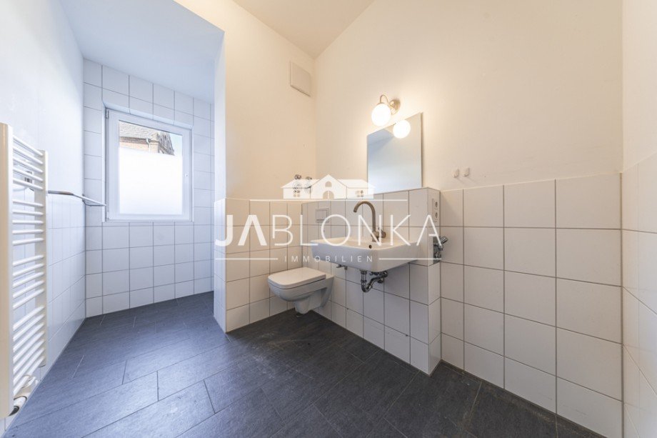 Badezimmer mit ebenerdiger Dusche Erdgeschosswohnung Ratzeburg
