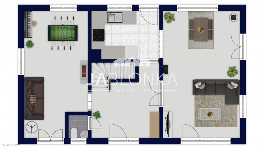 Grundriss Erdgeschoss Einfamilienhaus L�neburg