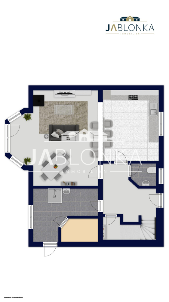 Grundriss EG Doppelhaush�lfte Brunsmark