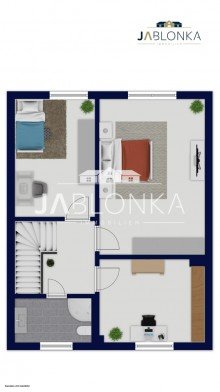 Grundriss OG Schickes Mittelreihenhaus in beliebter Lage
