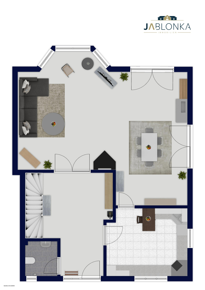 Grundriss EG Einfamilienhaus Steinhorst