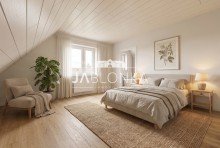 Schlafzimmer mit Badezimmer en-suite (digital renoviert) Architektenhaus in traumhafter Feldrandlage - Courtagefrei f�r K�ufer