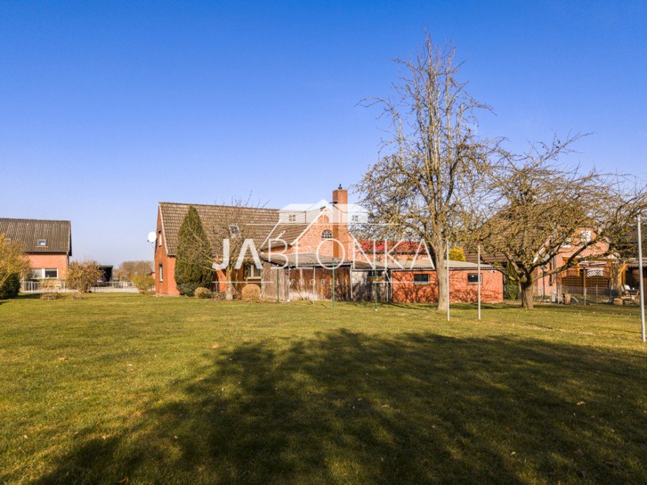 R�ckansicht Einfamilienhaus Kastorf