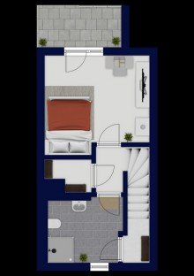 Grundriss Erdgeschoss Modernes Wohnen zwischen Schanze und Holstenstra�e - Courtagefrei f�r K�ufer