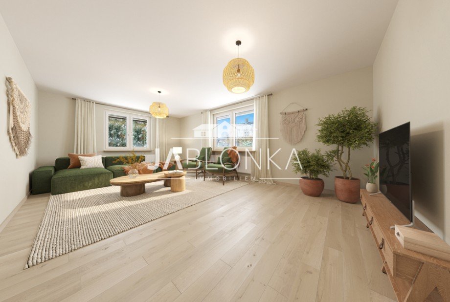 Wohnzimmer (digital renoviert) Einfamilienhaus Kastorf