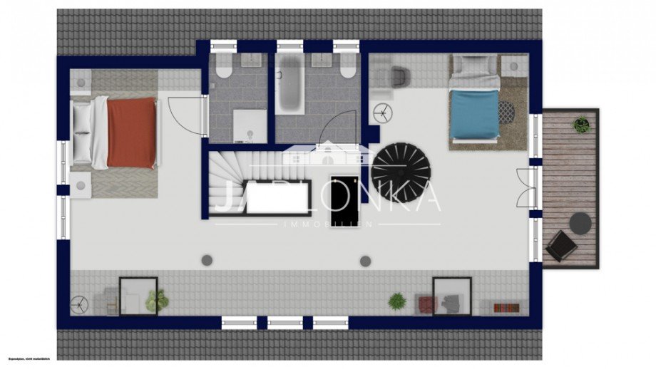 Grundriss Obergeschoss Einfamilienhaus L�neburg