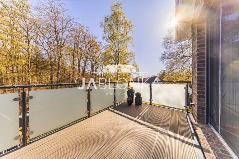 Balkon M�lln Dachgeschosswohnung Hochwertige 3-Zimmer-Wohnung am Waldrand