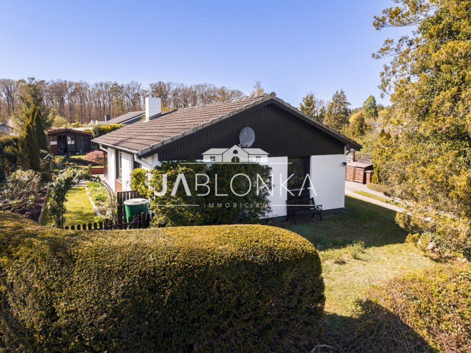 R�ckansicht Bungalow Brunsmark