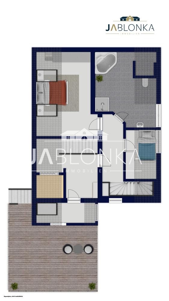 Grundriss OG Doppelhaush�lfte Brunsmark