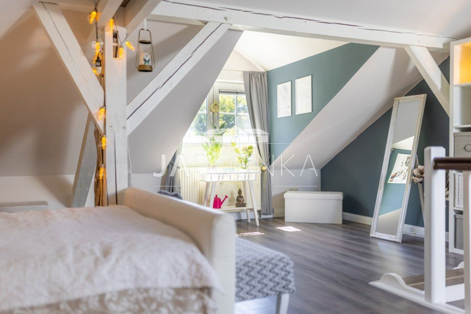 Schlafbereich Maisonettewohnung Neuhof / Zarrentin