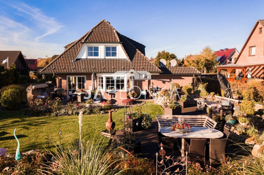 Blick vom Feld Einfamilienhaus Steinhorst