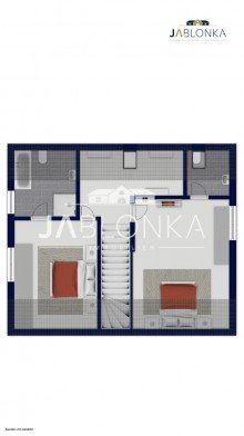 Grundriss Dachgeschoss Architektenhaus in traumhafter Feldrandlage - Courtagefrei f�r K�ufer