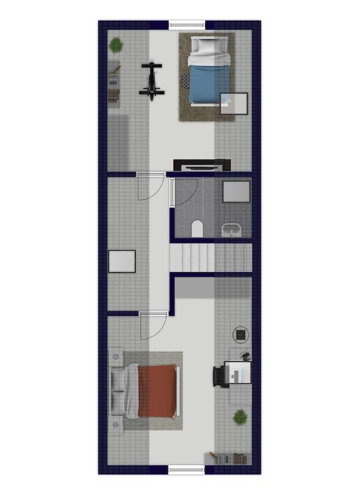 Grundriss OG Einfamilienhaus Escheburg OT Vossmoor
