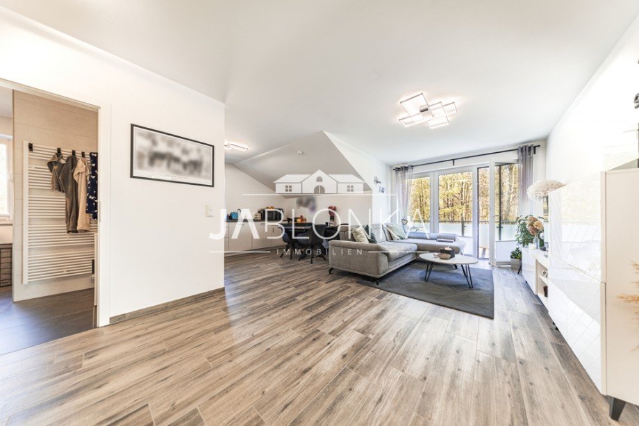 Offener Wohnbereich Dachgeschosswohnung M�lln