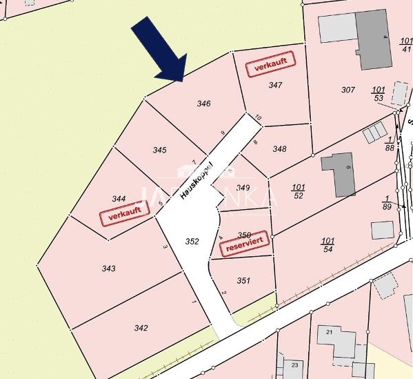 Grundst�ck 5 �bersichtsplan Wohngrundst�ck Lehmrade