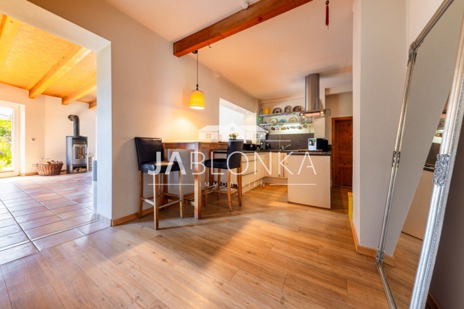 Zugang K�che & Wohnzimmer Einfamilienhaus Hamburg