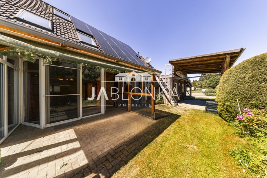 Garten Doppelhaush�lfte Brunsmark