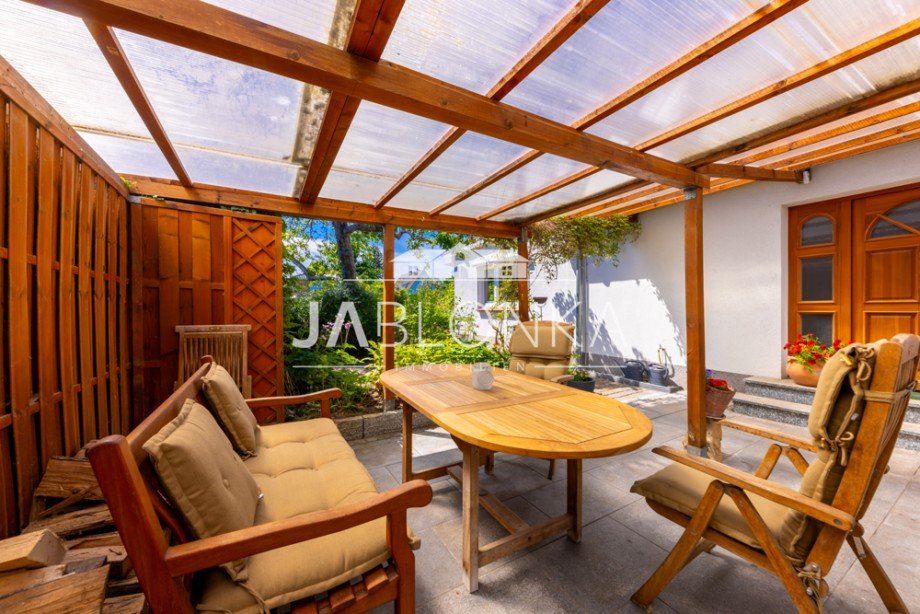 �berdachte Terrasse Einfamilienhaus Hamburg
