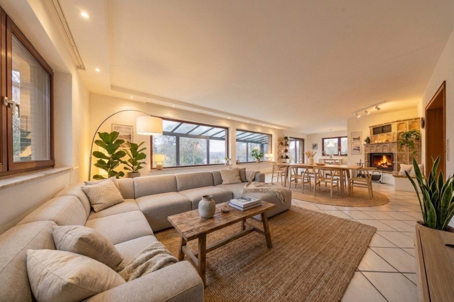 Wohnzimmer (Virtuell eingerichtet)EG Einfamilienhaus Neversdorf