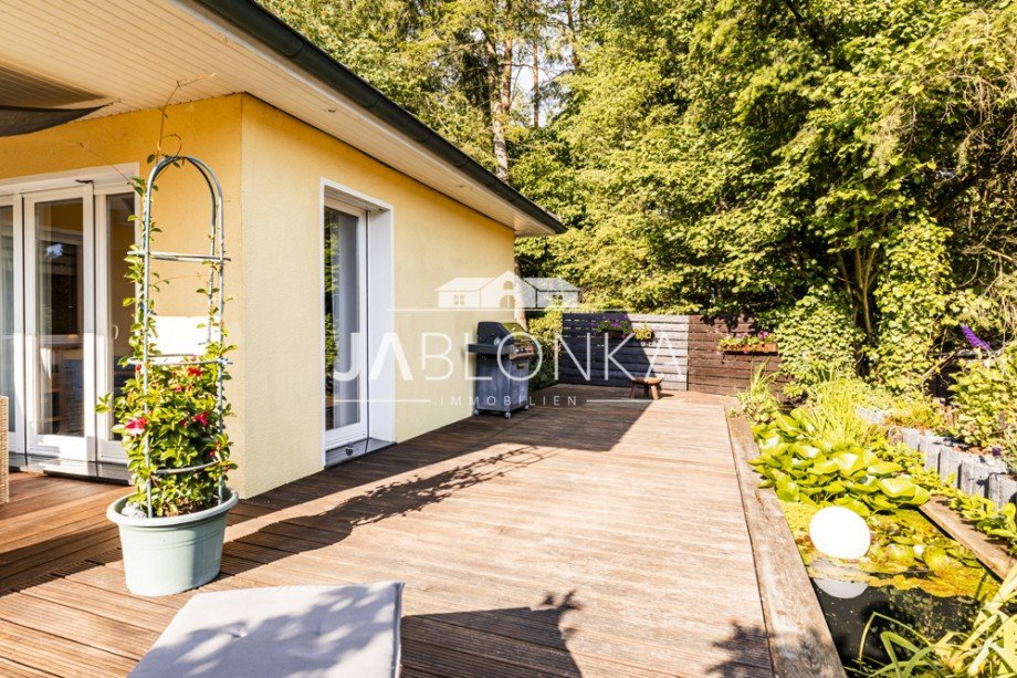 S�d- und Westterrasse Bungalow G�ster
