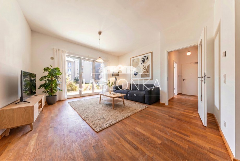 Wohnzimmer (digital eingerichtet) Erdgeschosswohnung Ratzeburg