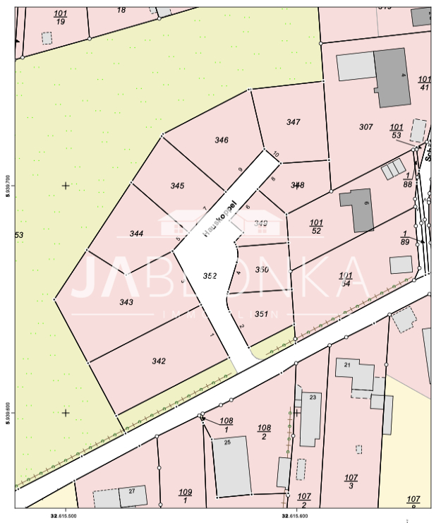 Auszug Flurkarte Wohngrundst�ck Lehmrade