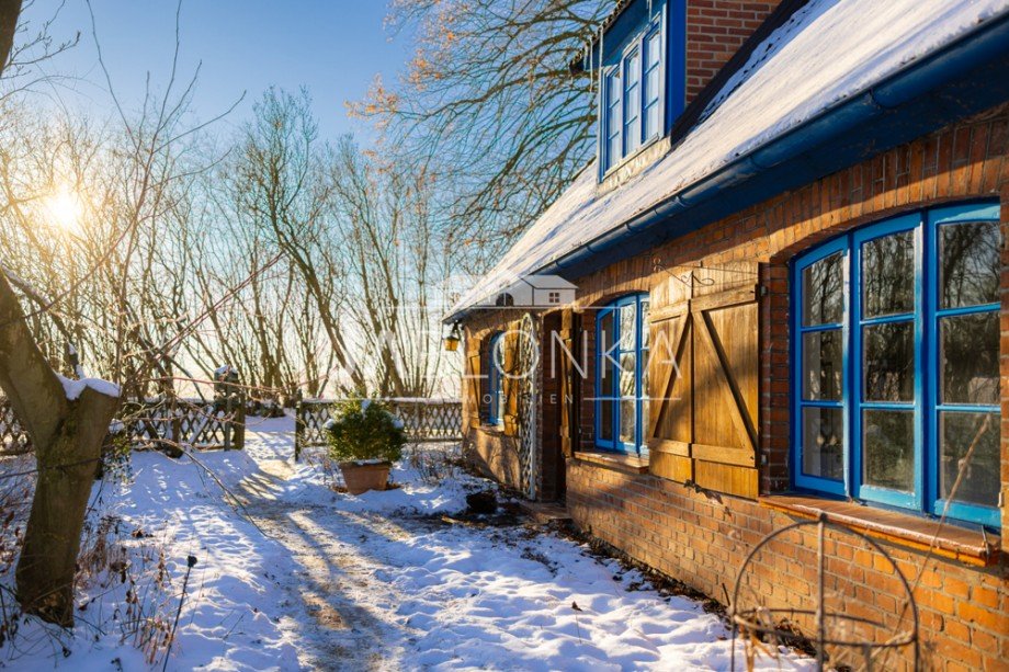 Zugang Grundst�ck Bauernhaus Breitenfelde